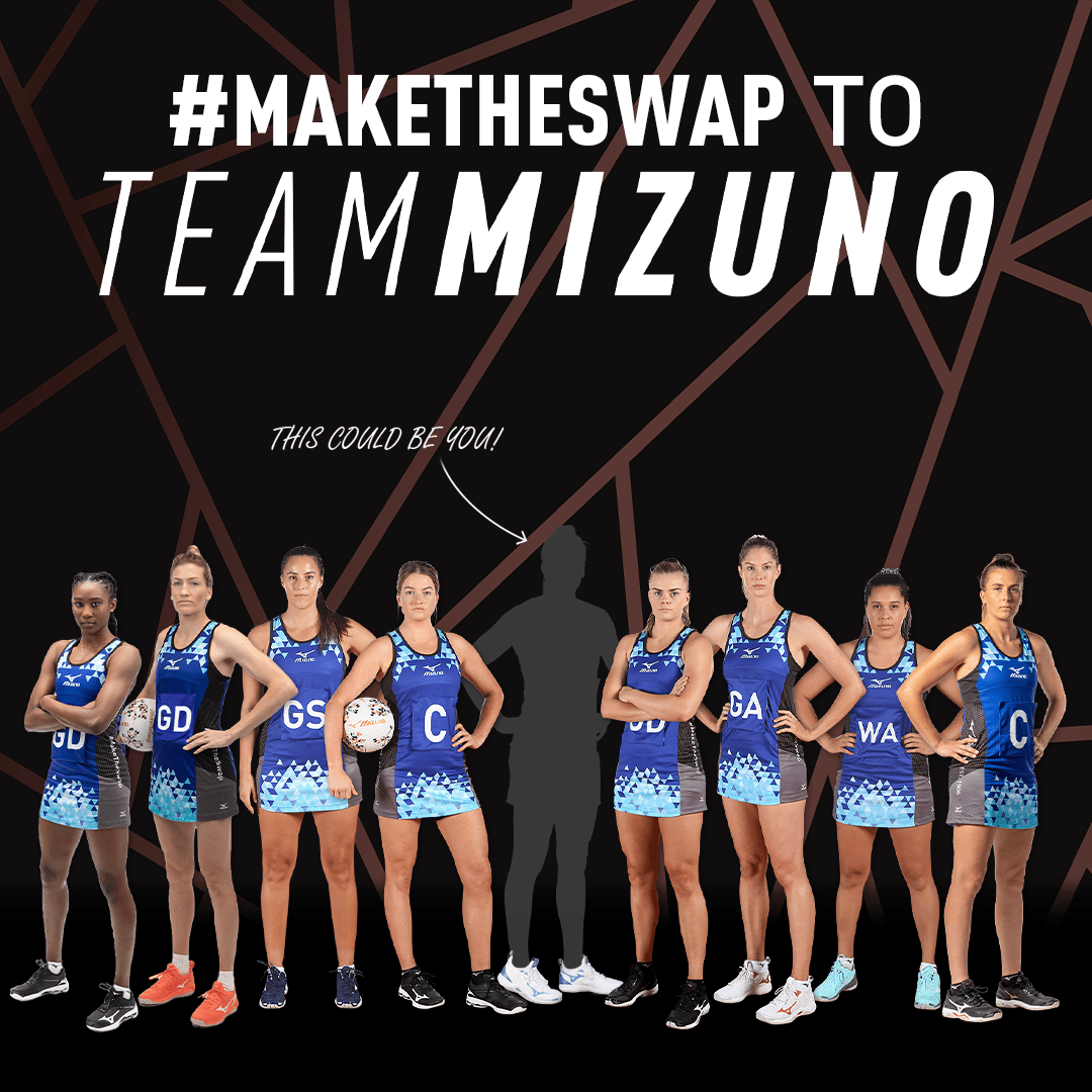 Mizuno Netball continues to encourage players to #MakeTheSwap in most recent campaign launch - Mizuno Australia
