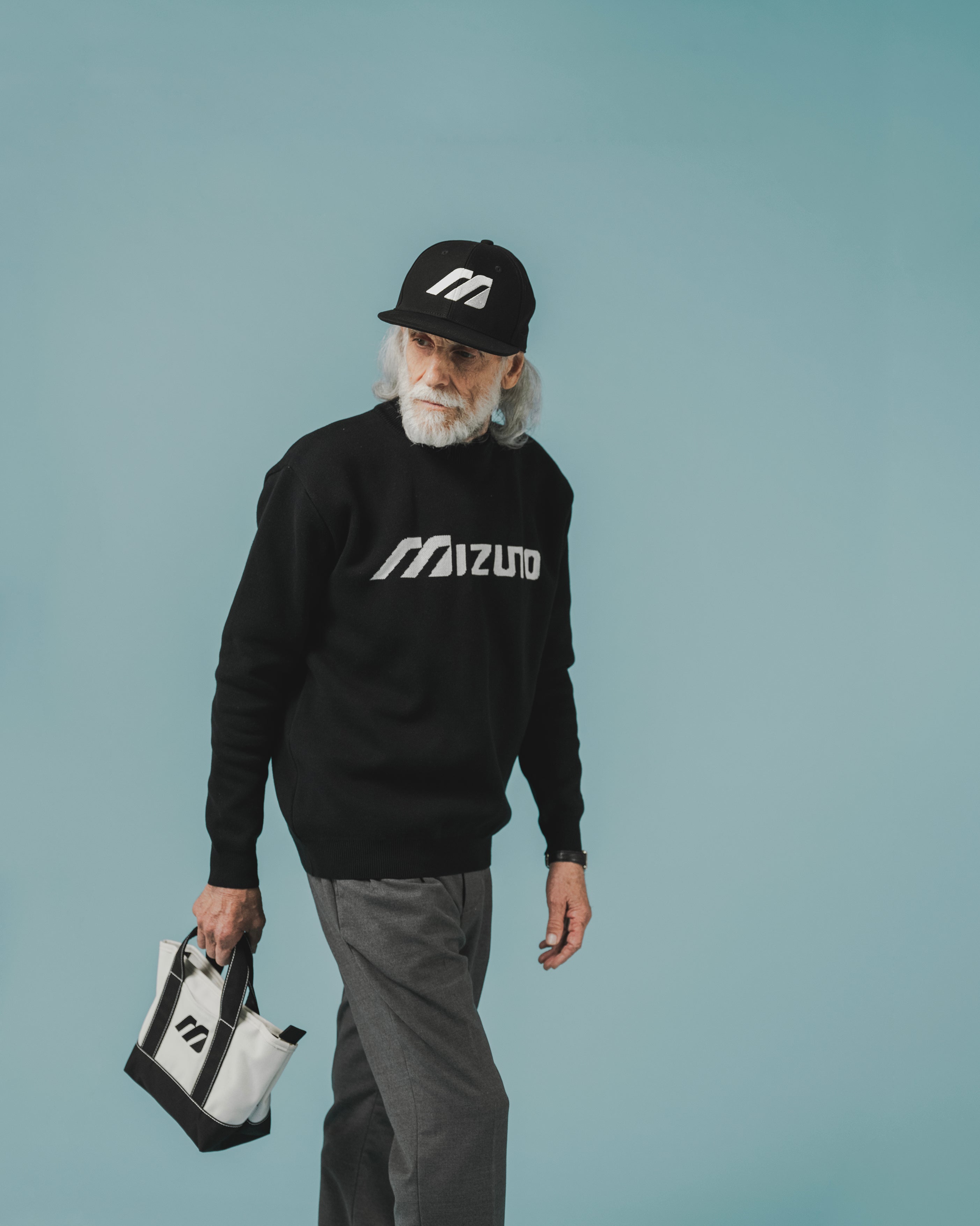 MONOGRAM M CREWNECK SWEATER | Golf Clothing | Mizuno Australia