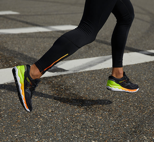 lower body of a woman running