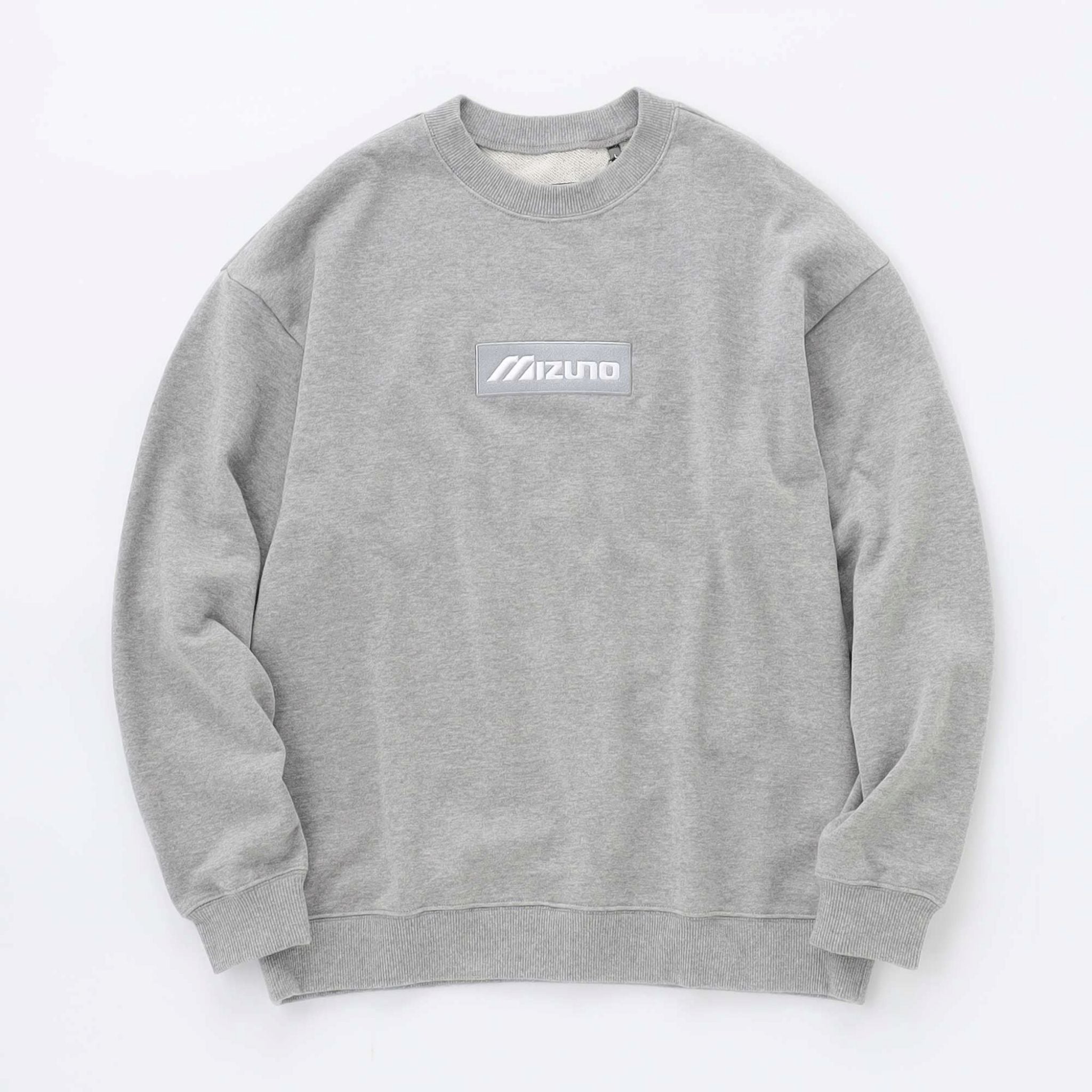 NVG x MIZUNO BOX LOGO CREW SWEATSHIRT (U) | Golf Clothing | Mizuno