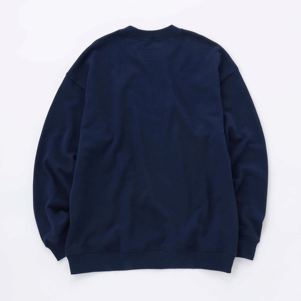 NVG x MIZUNO BOX LOGO CREW SWEATSHIRT (U) - Mizuno Australia