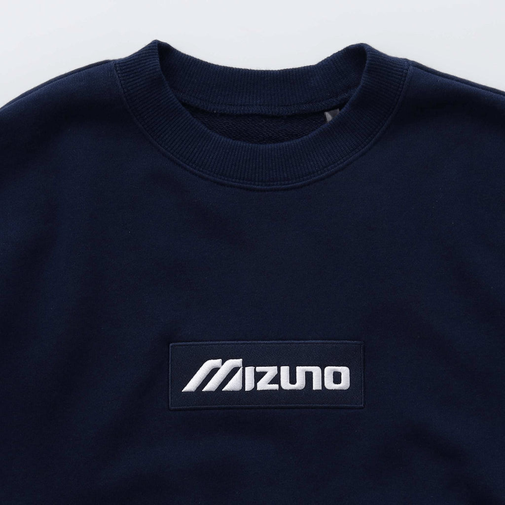 NVG x MIZUNO BOX LOGO CREW SWEATSHIRT (U) - Mizuno Australia