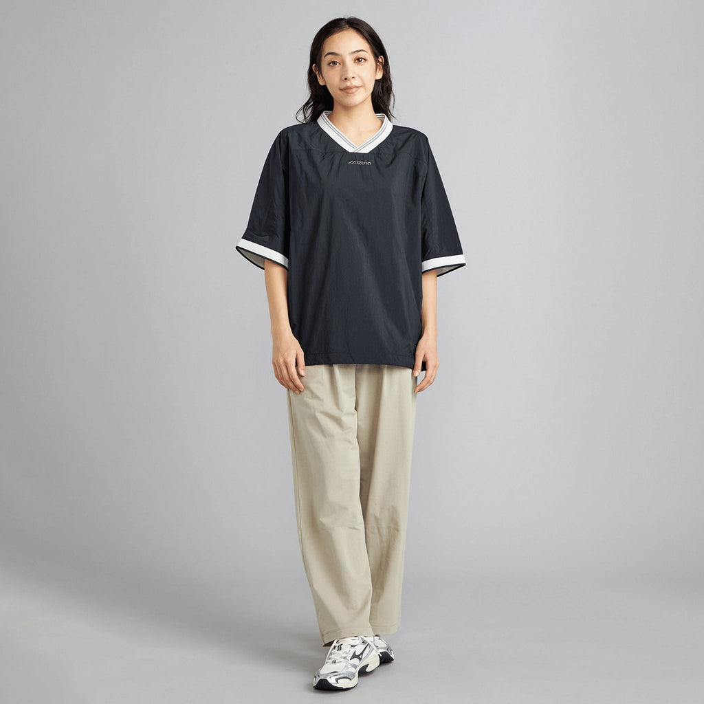 LIGHT TASLAN NYLON V - NECK T - SHIRT (U) - Mizuno Australia