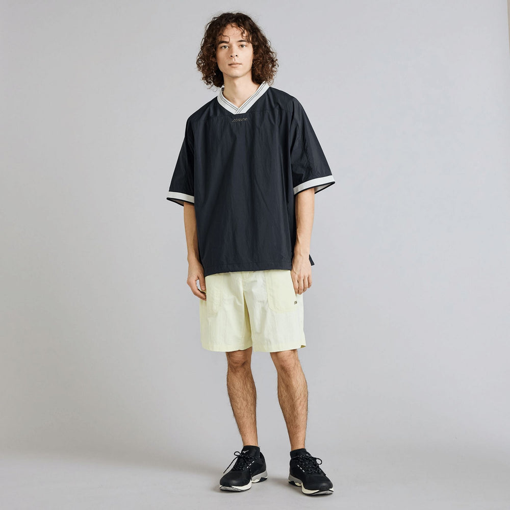 LIGHT TASLAN NYLON V - NECK T - SHIRT (U) - Mizuno Australia