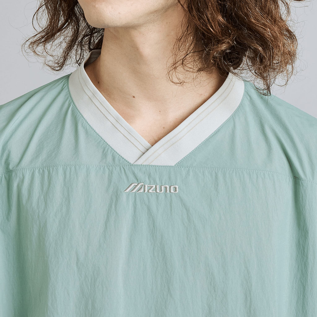 LIGHT TASLAN NYLON V - NECK T - SHIRT (U) - Mizuno Australia