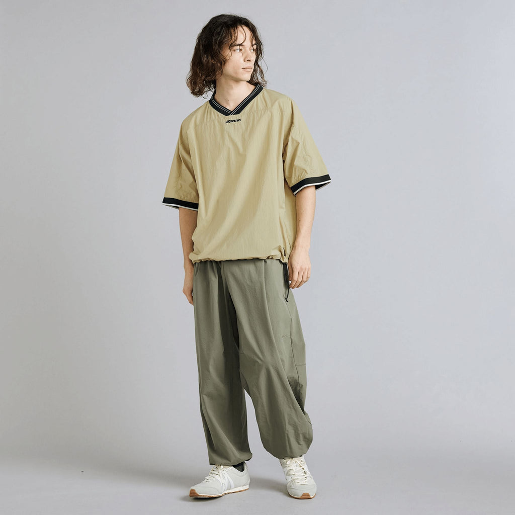 LIGHT TASLAN NYLON V - NECK T - SHIRT (U) - Mizuno Australia