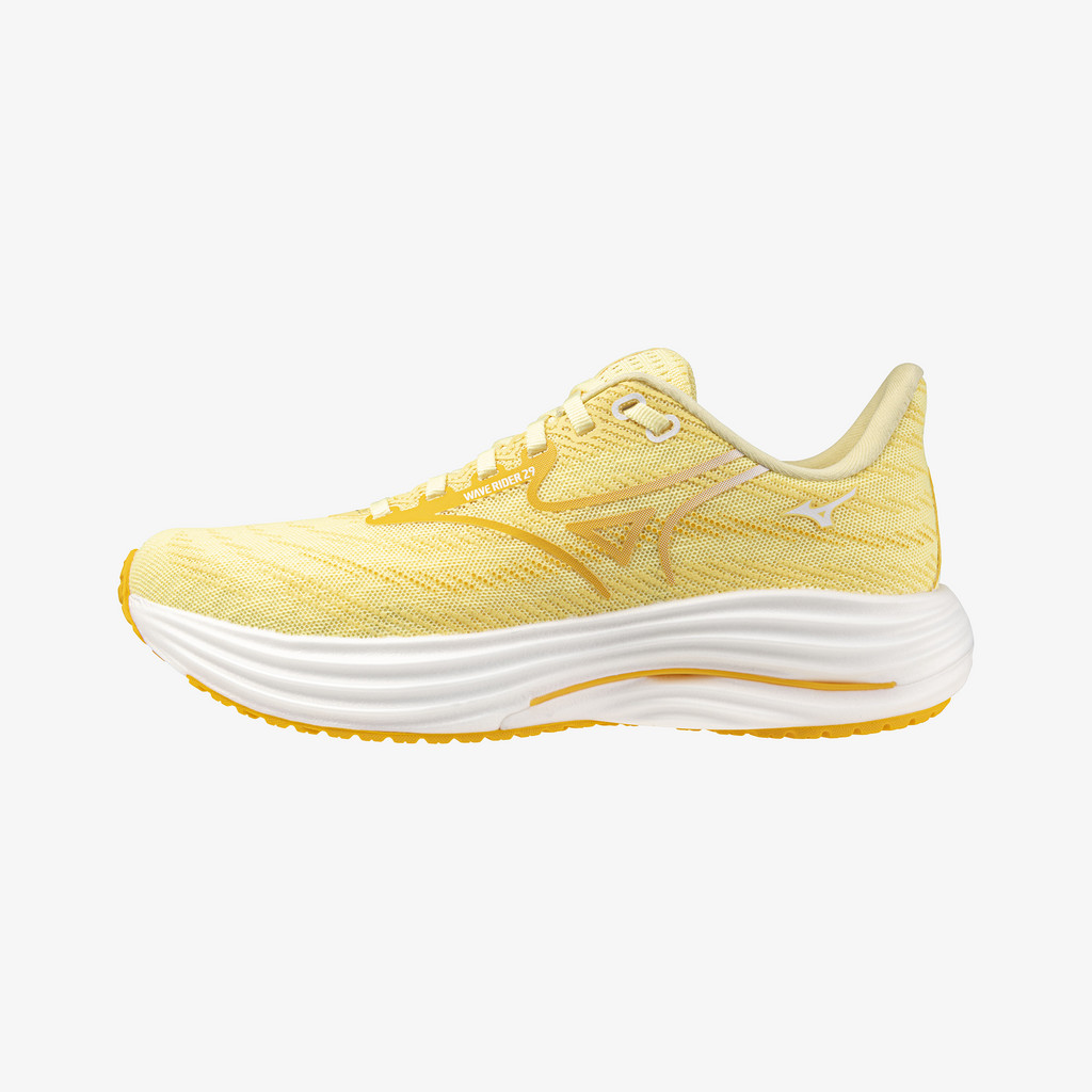 Running Shoe Mizuno Wave Cruise 12 Yellow Athletic Shoes Mizuno