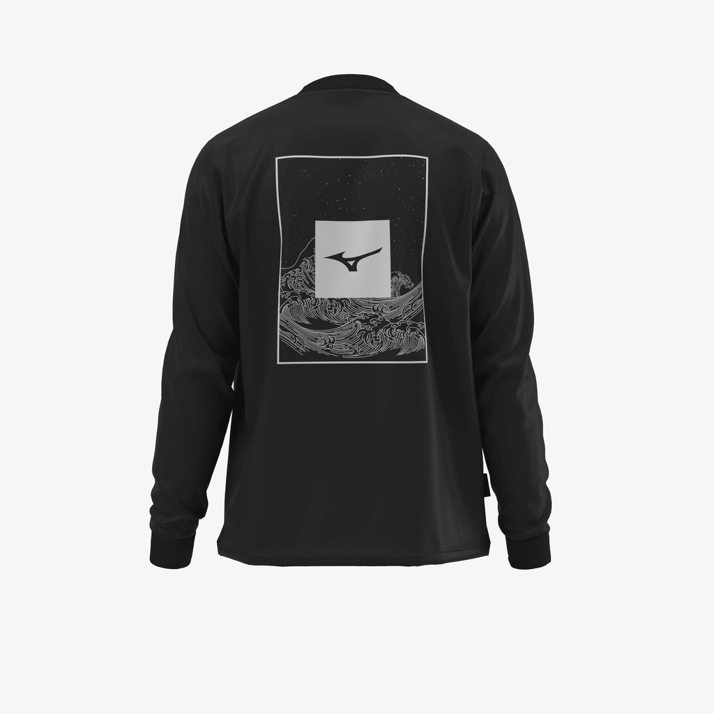 ATHLETICWEAR NEW WAVE LS TEE (M) - Mizuno Australia
