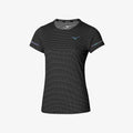 DRYAEROFLOW UNDYED BLACK TEE - Mizuno Australia