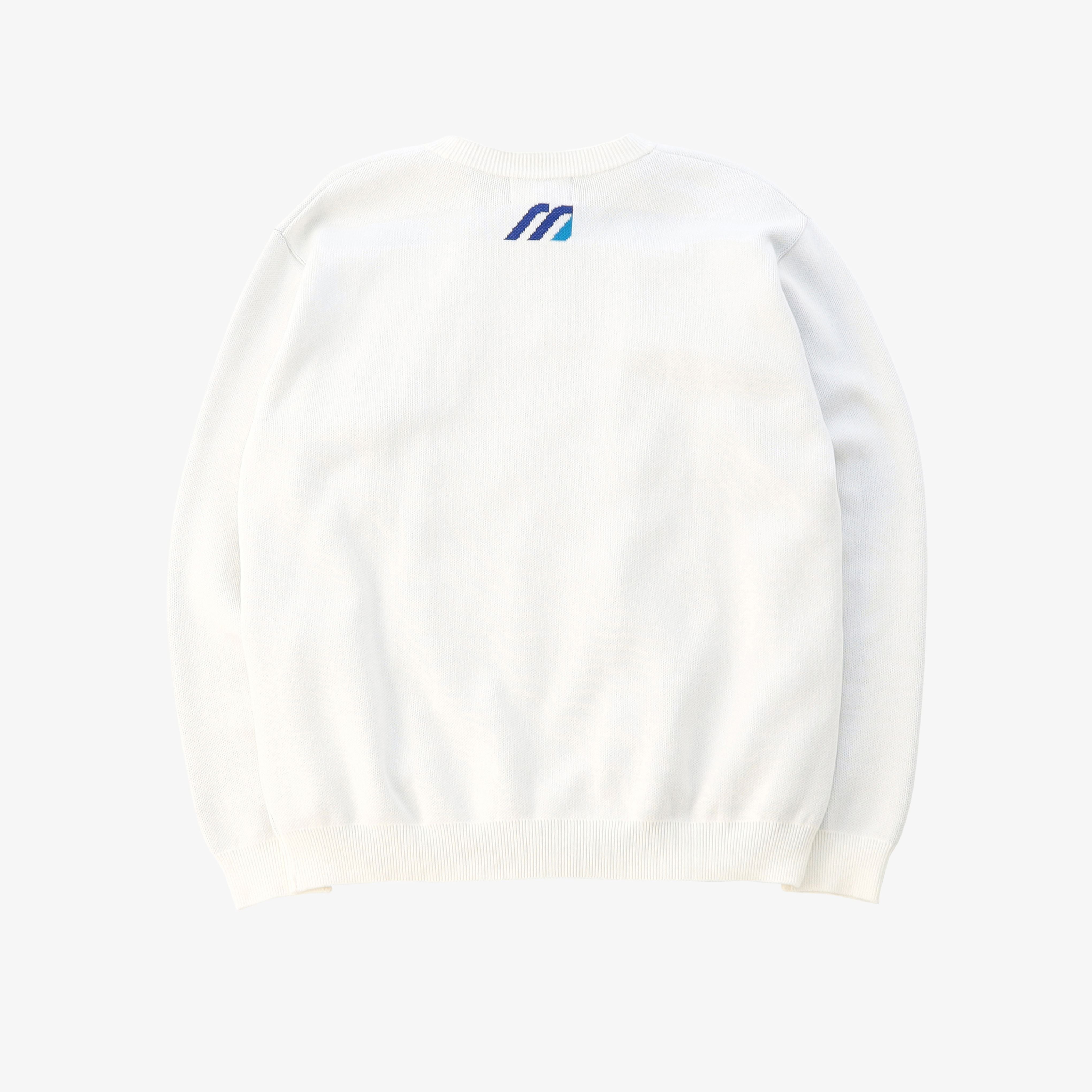 MONOGRAM M CREWNECK SWEATER | Golf Clothing | Mizuno Australia