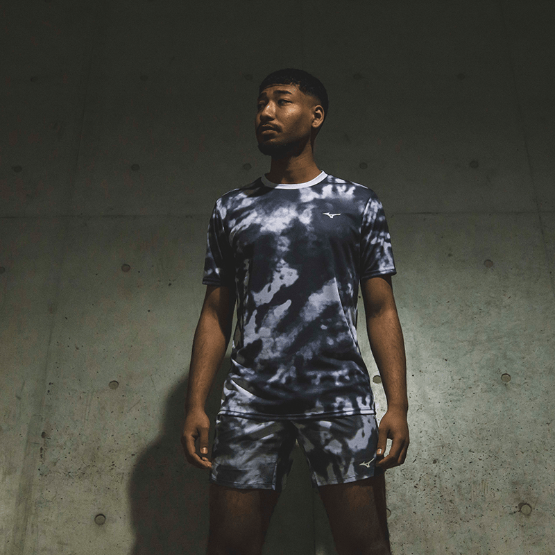 GRAPHIC TEE (M) - TSUKIAKARI - Mizuno Australia