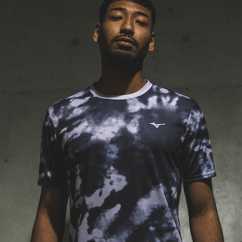 GRAPHIC TEE (M) - TSUKIAKARI - Mizuno Australia